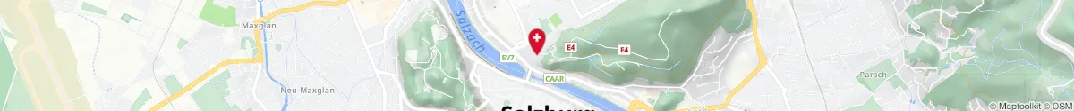 Kartendarstellung des Standorts für Engel-Apotheke in 5020 Salzburg